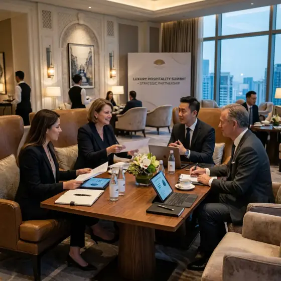 Executive hospitality partnership meeting